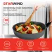 Сковорода Starwind Chef Induction SW-CHI4026GR круглая 26см покрытие: Pfluon ручка несъемная (без крышки) серый