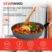 Сковорода Starwind Chef Induction SW-CHI4028GR круглая 28см покрытие: Pfluon ручка несъемная (без крышки) серый