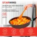 Сковорода Starwind Chef Induction SW-CHI4024BR круглая 24см покрытие: Pfluon ручка несъемная (без крышки) коричневый