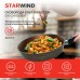 Сковорода Starwind Chef Induction SW-CHI4028BR круглая 28см покрытие: Pfluon ручка несъемная (без крышки) коричневый