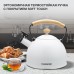 Чайник металлический Starwind Chef Country 2.5л. белый (SW-CH1712)