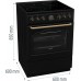 Плита Электрическая Gorenje GECS6B71CLB черный стеклокерамика (без крышки)