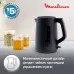 Чайник электрический Moulinex Morning BY2M0810 1.7л. 2400Вт черный корпус: пластик (7211419022)