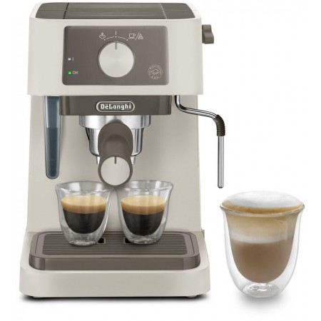 Кофеварка рожковая Delonghi EC235.CR 1100Вт бежевый