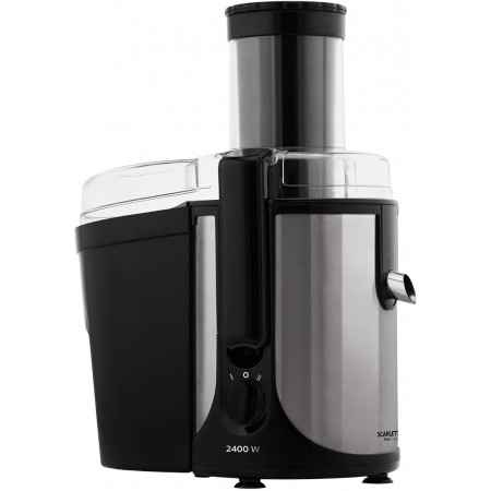 Соковыжималка центробежная Scarlett MaxPower SC-JE50S61 2400Вт рез.сок.:1000мл. серебристый/черный
