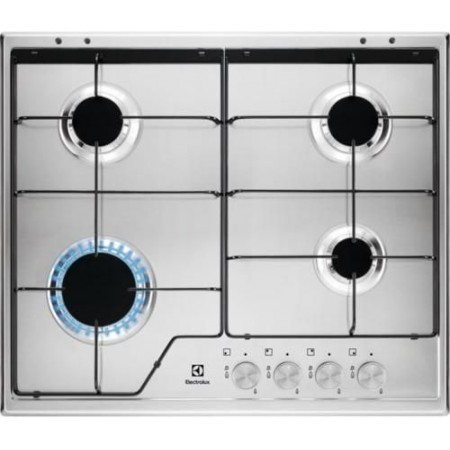 Газовая варочная поверхность Electrolux KGS6424SX нержавеющая сталь