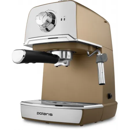 Кофеварка рожковая Polaris PCM 1529E Adore Crema 800Вт шампань