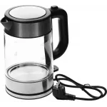 Чайник электрический Xiaomi Electric Glass Kettle RU 1.7л. 2200Вт прозрачный/черный корпус: стекло/пластик (BHR7490RU)