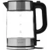 Чайник электрический Xiaomi Electric Glass Kettle RU 1.7л. 2200Вт прозрачный/черный корпус: стекло/пластик (BHR7490RU)