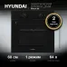 Духовой шкаф Электрический Hyundai 6003.01 BG черное стекло