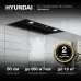 Вытяжка встраиваемая Hyundai HBB 6036 BG черный управление: кнопочное (1 мотор)