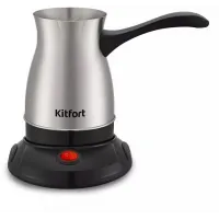 Кофеварка Электрическая турка Kitfort КТ-7131 600Вт черный/нержавеющая сталь