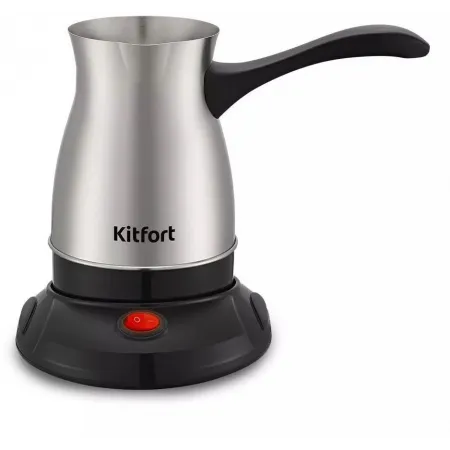 Кофеварка Электрическая турка Kitfort КТ-7131 600Вт черный/нержавеющая сталь