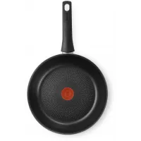 Сковорода Tefal Strength Э 04231128 круглая 28см покрытие: Titanium ручка несъемная (без крышки) коричневый (9100052161)