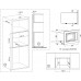 Микроволновая печь Krona Raum 60 WH 20л. 700Вт белый (встраиваемая)