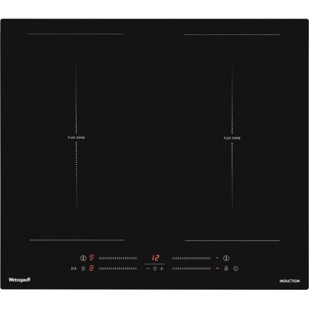 Индукционная варочная поверхность Weissgauff HI 642 BSCM Dual Flex черный