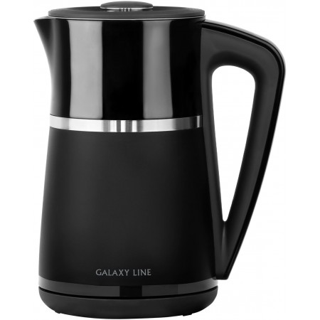 Чайник электрический Galaxy Line GL 0338 1.7л. 2200Вт черный корпус: металл/пластик (ГЛ0338Л)