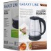 Чайник электрический Galaxy Line GL 0554 1.8л. 2000Вт черный/прозрачный корпус: стекло/пластик (ГЛ0554Л)