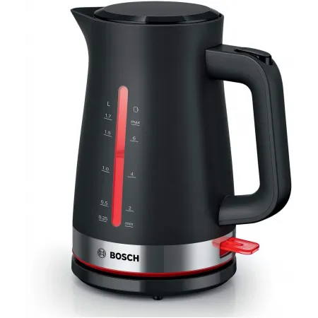 Чайник электрический Bosch TWK4M 1.7л. черный корпус: пластик (TWK4M223)