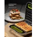 Вафельница Galaxy Line GL 2963 800Вт черный
