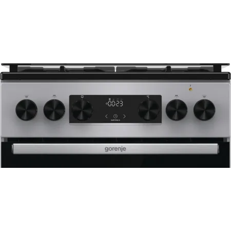 Плита Комбинированная Gorenje GK5C41SF серый (стеклянная крышка) реш.чугун