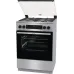 Плита Комбинированная Gorenje GKS6C70XF нержавеющая сталь (стеклянная крышка) реш.чугун