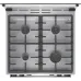 Плита Комбинированная Gorenje GKS6C70XF нержавеющая сталь (стеклянная крышка) реш.чугун