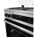Плита Комбинированная Gorenje GKS6C70XF нержавеющая сталь (стеклянная крышка) реш.чугун