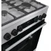 Плита Комбинированная Gorenje GKS6C70XF нержавеющая сталь (стеклянная крышка) реш.чугун