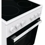 Плита Электрическая Gorenje GEC5A12WG-B белый стеклокерамика (без крышки)
