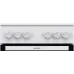Плита Электрическая Gorenje GEC5A12WG-B белый стеклокерамика (без крышки)