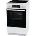 Плита Электрическая Gorenje GEC5C61WG белый стеклокерамика (без крышки)