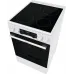 Плита Электрическая Gorenje GEC5C61WG белый стеклокерамика (без крышки)