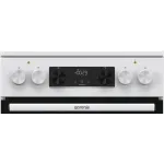 Плита Электрическая Gorenje GEC5C61WG белый стеклокерамика (без крышки)
