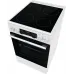 Плита Электрическая Gorenje GEC5C42WG белый стеклокерамика (без крышки)