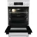 Плита Электрическая Gorenje GEC5C42WG белый стеклокерамика (без крышки)