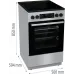 Плита Электрическая Gorenje GEC5C41SG серый стеклокерамика (без крышки)