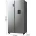 Холодильник Gorenje NRR9185EAXLWD 2-хкамерн. серебристый мат. инвертер