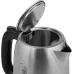 Чайник электрический Vitek 1140-VT 1.7л. 2200Вт серебристый матовый/черный корпус: нерж.сталь