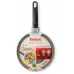 Сковорода блинная Tefal Natural Cook 4213522 круглая 22см ручка несъемная (без крышки) серый (9100053997)