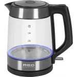 Чайник электрический Red Solution evolution RK-G20 1.7л. 2200Вт черный корпус: нерж.сталь/стекло (RK-G20)