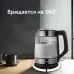 Чайник электрический Red Solution evolution RK-G20 1.7л. 2200Вт черный корпус: нерж.сталь/стекло (RK-G20)