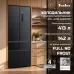 Холодильник Tesler RFD-427BI 2-хкамерн. графит глянц. инвертер