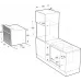 Духовой шкаф Электрический Gorenje BO6727E03NX черный/серебристый