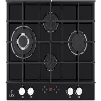 Газовая варочная поверхность Lex GVG 644 T BL черный