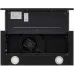 Вытяжка встраиваемая Krona KAMILLA T 600 BLACK черный управление: кнопочное (1 мотор)