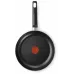 Сковорода Tefal Easy Plus 04237128 круглая 28см ручка несъемная (без крышки) черный (9100054097)