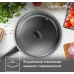 Сковорода Tefal Easy Plus 04237926 круглая 26см ручка несъемная (с крышкой) черный (9100054101)