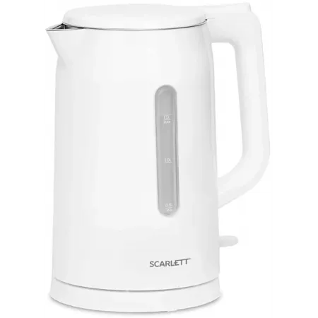 Чайник электрический Scarlett SC-EK21S31 1.5л. 2200Вт белый корпус: пластик