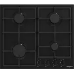 Газовая варочная поверхность Hotpoint HGMT 642 BL черный Газовая варочная поверхность Hotpoint HGMT 642 BL черный